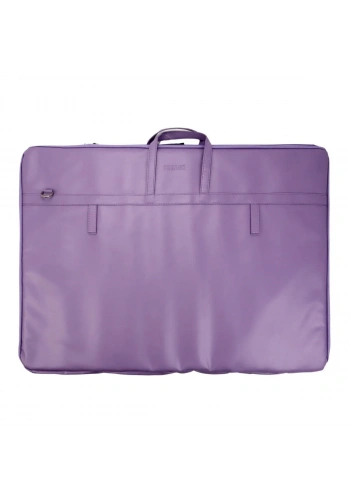 BBack Soft Deri Proje Çantası 55x75cm Lila