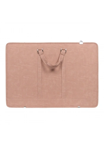 BBack Suni Deri Proje Çantası 40x55cm Pembe