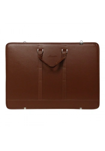 BBack Suni Deri Proje Çantası 40x55cm Taba