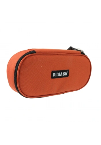 BBack Tek Bölmeli Fonksiyonel Kalem Çantası 22x10,5x6cm Kiremit Kırmızısı