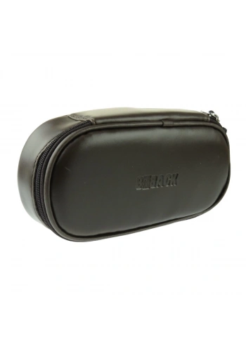 BBack Tek Bölmeli Fonksiyonel Kalem Çantası Deri Kahverengi