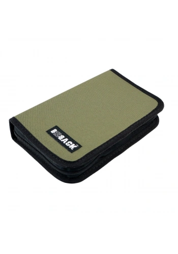 Bback Tek Katlı Çift Kanatlı Kalem Çantası Haki