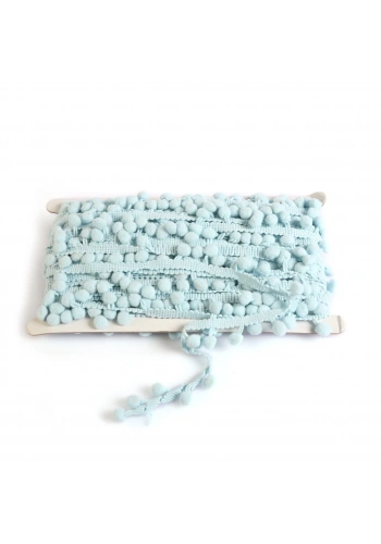 Bebe Mavi Ponpon Şerit