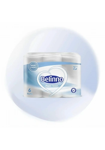 Belinno Prof Rulo Havlu 6 Lı x 4 Pk. ( 24 Rulo )
