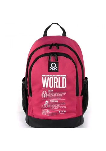 Benetton Sırt Çantası Çift Bölme 3834