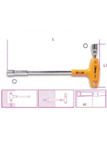 Beta Çift Uçlu T-Lokma 941 7