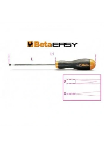 Beta Düz Tornavida 1204 2,5x60