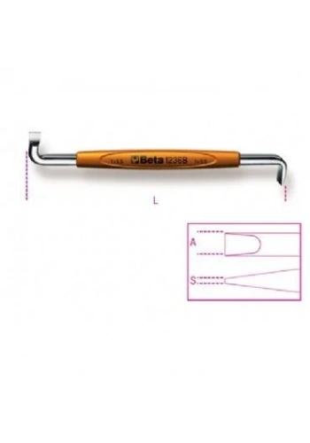 Beta Düz Z Tornavida 1236B 0,8X4