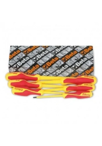 Beta İzoleli Düz Tornavida Takımı 1274MQ/S6