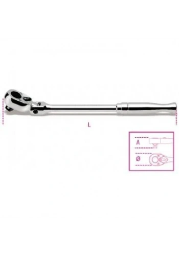 Beta Mafsallı Mandallı Cırcır 1/2 İnç 920M/56