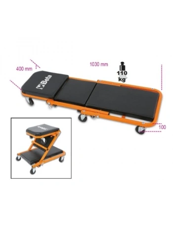 Beta Tekerlekli Katlanır Araç Altı Bakım Tablası 3002