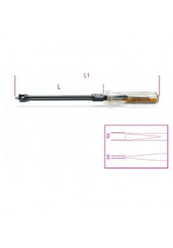 Beta Vida Kavramalı Düz Tornavida 1250 5x150