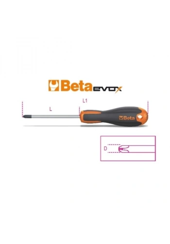 Beta Yıldız Tornavida 1202E 4,5X80