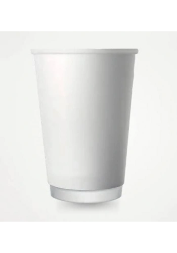 BEYAZ DOUBLE WALL 16 OZ ( 500 ML ) KARTON BARDAK ARNES 500 ADET