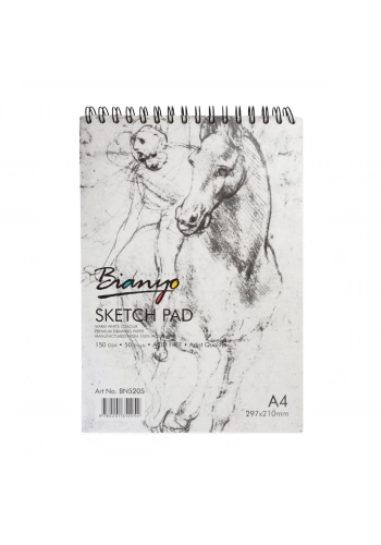 Bianyo Eskiz Defteri A4 150gr 50yp Spiralli