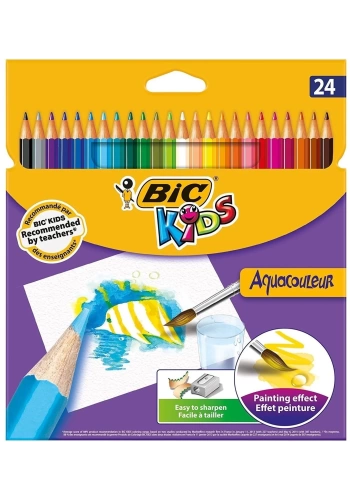 Bic Aquacouleur Kuru Sulu Boya 24 Renk Set