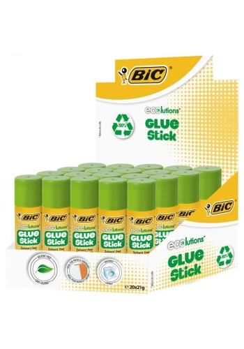 Bic Eco Solventsiz Stick Yapıştırıcı 21 gr. 20li Kutu