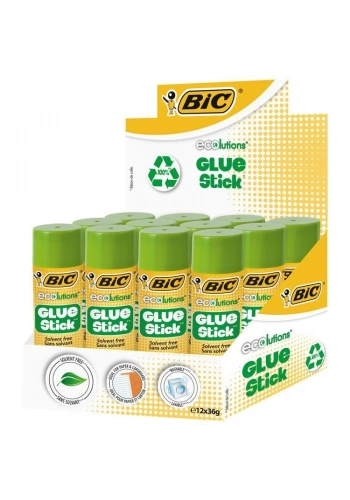 Bic Eco Solventsiz Stick Yapıştırıcı 36 gr. 12li Kutu