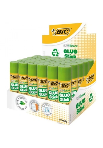 Bic Eco Solventsiz Stick Yapıştırıcı 8 gr. 30lu Kutu