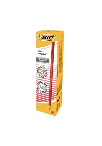 Bic Evolution Kırmızı Kopya Kalemi 12 Adet