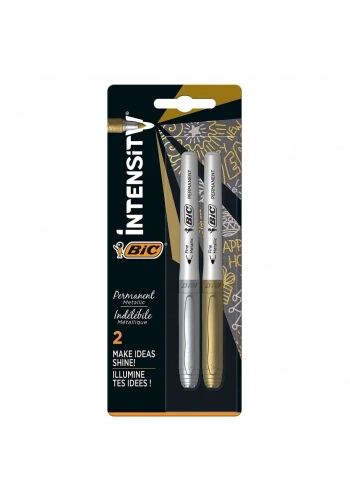 Bic İntensity Permanent Metalik Kalem 2li
