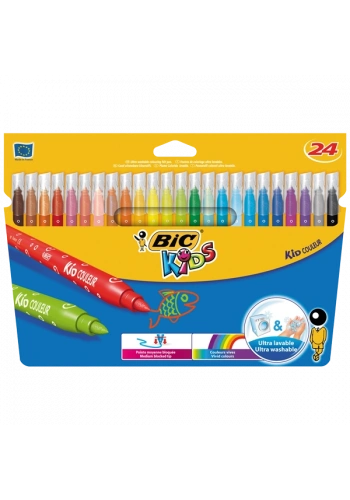 Bic Keçeli Boya Kalemi Kids Couleur 24 Renk 841800
