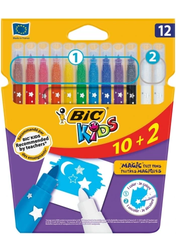 Bic Kids Magic Silinebilir Keçeli Boya Kalemi 12 Renk