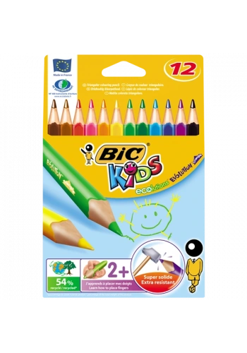 Bic Kuru Boya Evolution Üçgen Jumbo 12 Lİ 829735