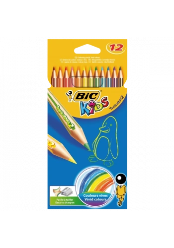 Bic Kuru Boya TropicolorS2 Tam Boy 12 Lİ 832566