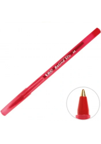 Bic Tükenmez Kalem Round Stic 1.0mm Kırmızı
