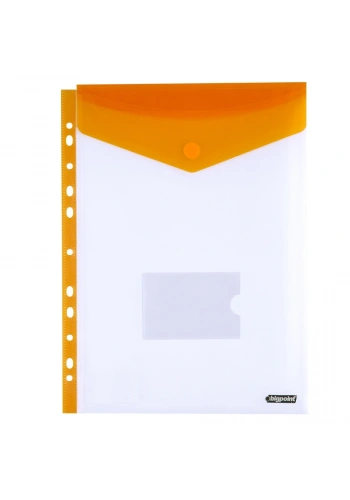 Bigpoint 11 Delikli Dik Cırtlı Dosya A4 Turuncu
