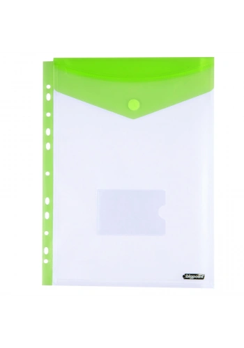 Bigpoint 11 Delikli Dik Cırtlı Dosya A4 Yeşil
