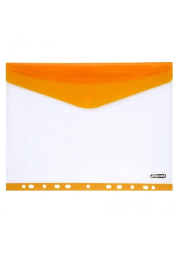 Bigpoint 11 Delikli Yan Cırtlı Dosya A4 Turuncu