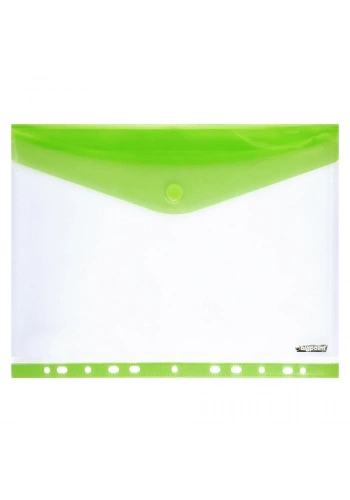 Bigpoint 11 Delikli Yan Cırtlı Dosya A4 Yeşil