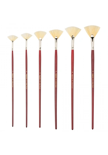 Bigpoint 113 Serisi Doğal Kıl Yelpaze Fırça No: 8