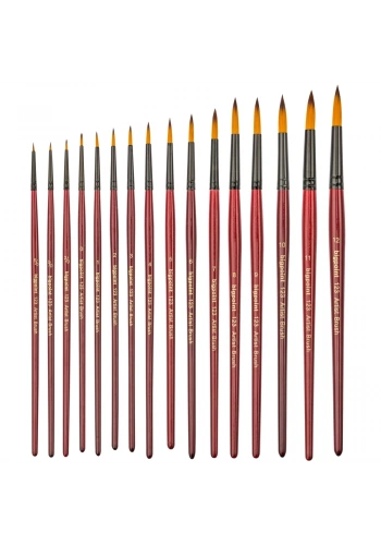 Bigpoint 123 Serisi Sentetik Kıl Yuvarlak Fırça No: 2