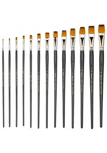 Bigpoint 200F Serisi Sentetik Kıl Düz Kesik Fırça No: 0