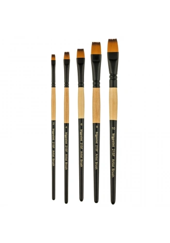 Bigpoint 215F Serisi Sentetik Kıl Düz Kesik Fırça No: 2