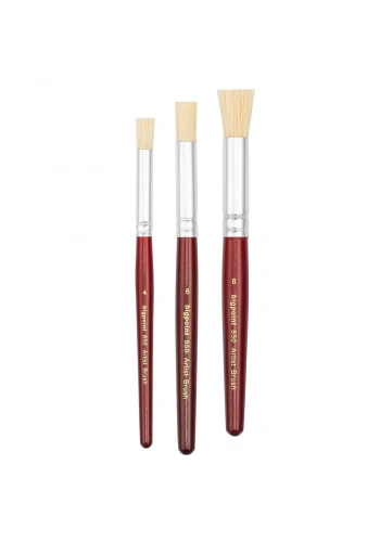 Bigpoint 850 Serisi Doğal Kıl Tampon (Stencil) Fırçası No: 6