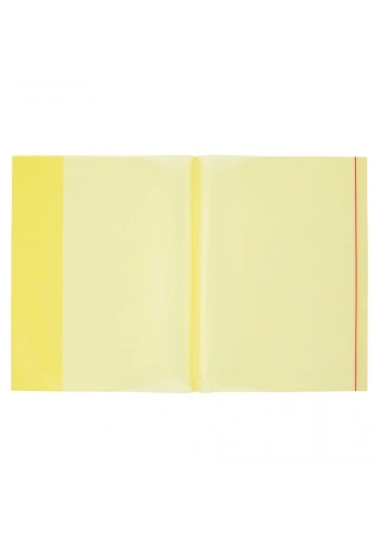 Bigpoint A4 Hazır Defter Kabı 5li Paket Şeffaf Sarı