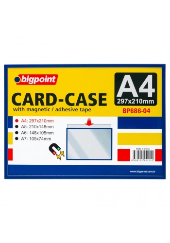 Bigpoint A4 Mıknatıslı(Magnetic) Afiş Muhafaza Kabı