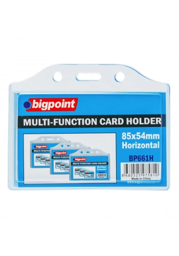 Bigpoint Çok Amaçlı Kart Kabı Yatay 85x54mm