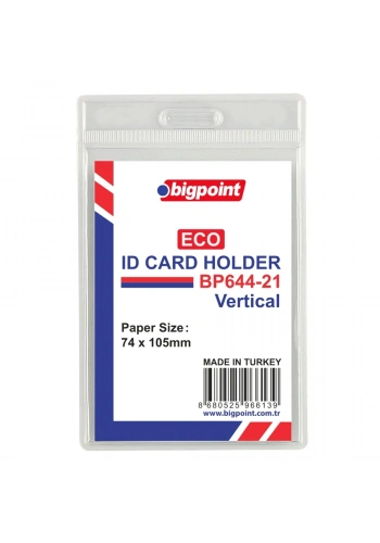 Bigpoint Eco Kart Poşeti Dikey 74x105mm