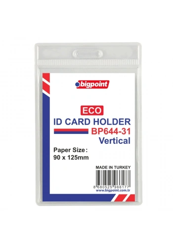 Bigpoint Eco Kart Poşeti Dikey 90x125mm