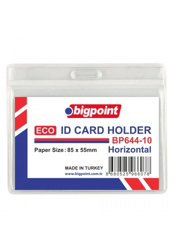 Bigpoint Eco Kart Poşeti Yatay 85x55mm