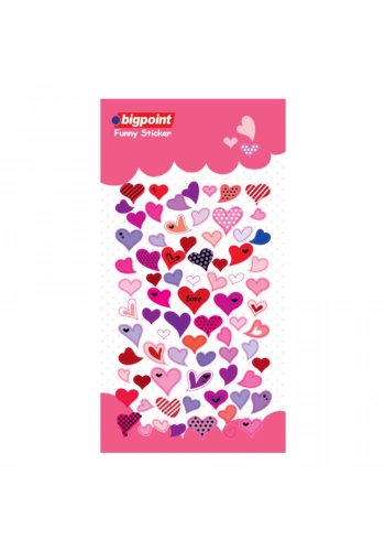 Bigpoint Eğik Desenli Kalpler