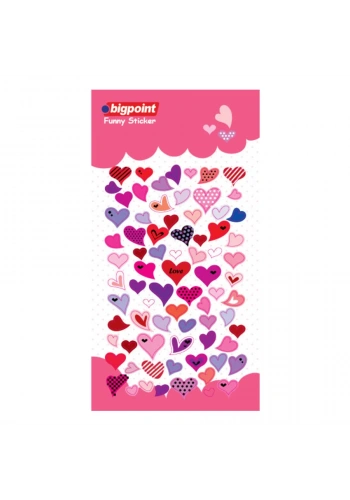 Bigpoint Eğik Desenli Kalpler