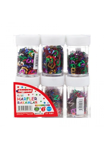 Bigpoint Elişi Harfler Ve Rakamlar (Kutu İçinden 1 Adet)