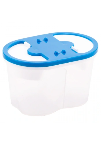 Bigpoint Fırça Yıkama Su Kabı 2 Bölmeli Mavi