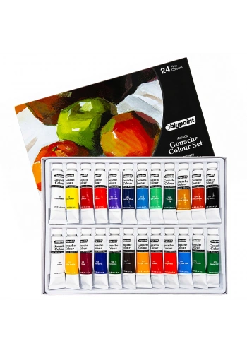 Bigpoint Guaj Boya Seti 12ml Tüp x 24 Renk